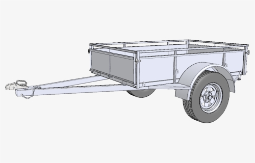 Transparent Tractor Trailer Png - Free 8x5 Trailer Plans, Png Download, Free Download