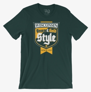 Green Bay Packers Green Gold Style Shirt Png Packers - Assinews, Transparent Png, Free Download
