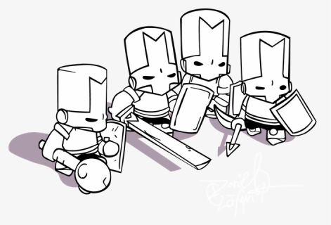 Castle Crashers Colouring Pages - Castle Crasher Coloring Pages, HD Png Download, Free Download