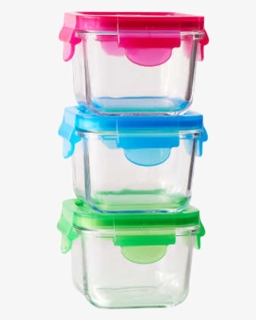 Littlelock Glasslock Glass Baby Food Containers"  Class="lazyload, HD Png Download, Free Download