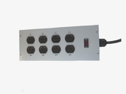 4 Outlet Commercial Power Strip 8 Outlet Commercial - Electronics, HD Png Download, Free Download