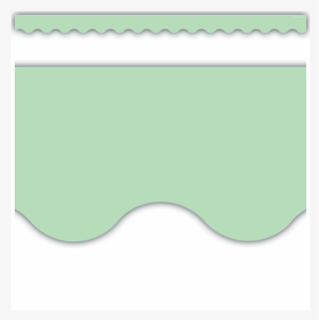 Mint Green Scalloped Border Trim - Paper, HD Png Download, Free Download