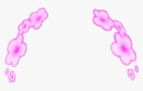 #ceiaxostickers #tumblr #png #transparent #aesthetic - Snapchat Pink Flower Filter, Png Download, Free Download