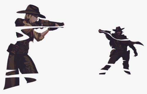 Mccree And Ashe Got Matching Sprays - Ashe Sprays, HD Png Download, Free Download
