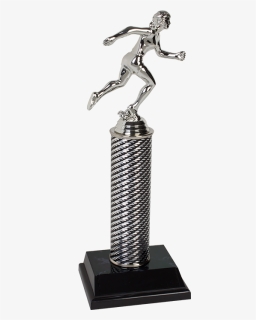 10 Inch Tall Single Column Trophy For Running Events - Trophy, HD Png Download, Free Download