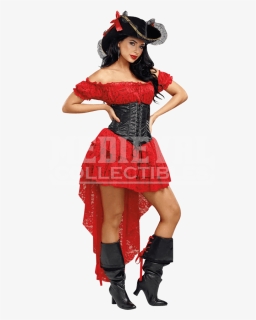 Transparent Wench Clipart - Corset Pirate Wench Costume, HD Png Download, Free Download