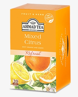 Mixed Citrus Tea - Ahmad Tea Mixed Citrus, HD Png Download, Free Download