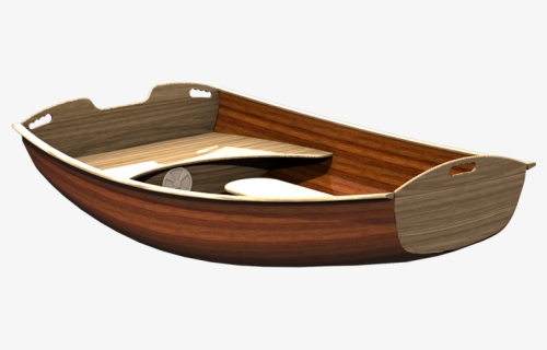 Coot Wood Strip Pram Dinghy - Dinghy, HD Png Download, Free Download