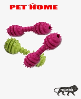 Dumbel Shaped Latex Toys-pack Of - Dog Collar, HD Png Download, Free Download