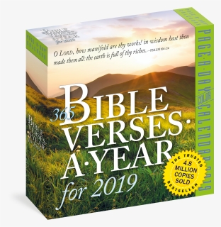 365 Bible Verses A Year Page A Day Calendar - 365 Bible Verses A Year Calendar, HD Png Download, Free Download
