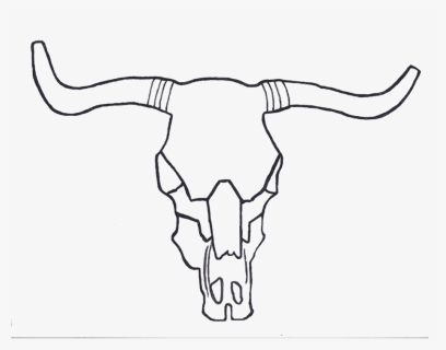 Georgia O Keeffe Skull Coloring Pages , Png Download - Cow Skull Coloring Pages, Transparent Png, Free Download