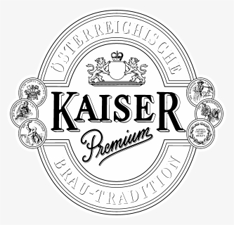 Kaiser Premium Logo Black And White - Kaiser Bier, HD Png Download, Free Download