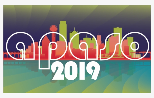 Apaso 2019, Colorful Silhouette Of The Dallas Skyline - Graphic Design ...