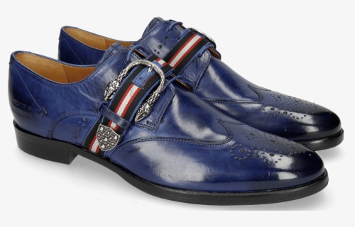 Derby Shoes Clint 2 Midnight Blue Buckle - Shoe, HD Png Download, Free Download