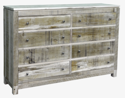 Rough Cut Metro 8 Drawer Dresser - Chest Of Drawers, HD Png Download, Free Download