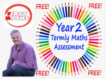 Free Year 2 Youtube Maths Assessment Tests Powerpoint - Transparent Circle Of Pencils, HD Png Download, Free Download
