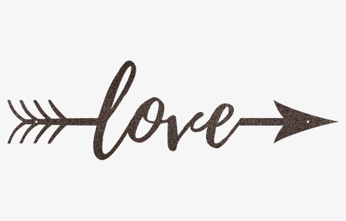 Love Arrow"  Class="lazyload Lazyload Fade In "  Data - Calligraphy, HD Png Download, Free Download