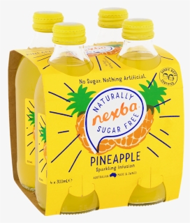 Nexba Naturally Sugar Free Pineapple Soft Drink - Nexba Pineapple, HD Png Download, Free Download