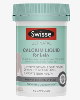 Swisse Ultinatal Calcium Liquid For Baby Cap X - Swisse Ultinatal Calcium Liquid For Baby, HD Png Download, Free Download