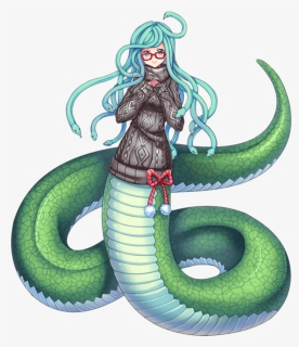 #mq #snakes #medusa #fantasy #anime - Lamia Snake, HD Png Download, Free Download