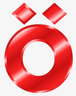 Effect Letters Alphabet Red - Ö Png, Transparent Png, Free Download