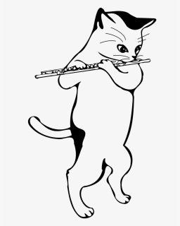 Flute Cat, HD Png Download, Free Download