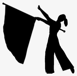 Color Guard Silhouette - Golf, HD Png Download, Free Download