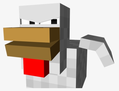 Minecraft Chicken Png, Transparent Png, Free Download