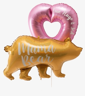 Mama Bear And Heart - Love, HD Png Download, Free Download