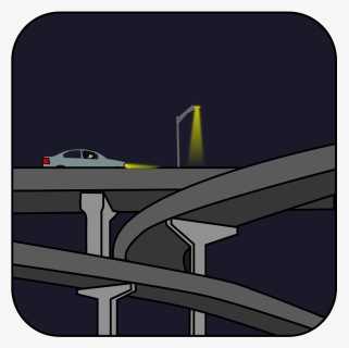 Car On Overpass Clip Arts - Hangar, HD Png Download, Free Download