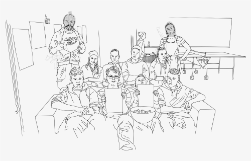 Youth And Youth Workers Clip Arts - Youth Sketch, HD Png Download, Free Download
