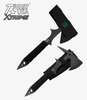 Xtreme Battle Tomahawk Military Tactical Axe, , Panther - Serrated Blade, HD Png Download, Free Download