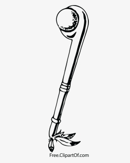 Free Clipart Of A Black And White Tomahawk With Feathers, HD Png Download, Free Download