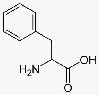 Phenylalanine Simple - Structure, HD Png Download, Free Download
