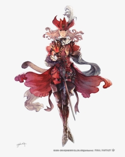 Ffxiv Red Mage Concept Art, HD Png Download, Free Download