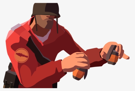Wallpapers For Soldier Wallpaper Tf2 - Team Fortress 2 Vector, HD Png Download, Free Download