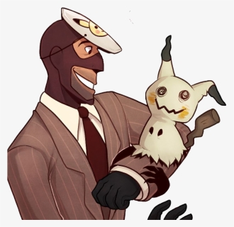 #tf2 #spy #tf2spy #pokemon #mimikyu #teamfortress2 - Tf2 Crossover, HD Png Download, Free Download