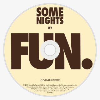Some Nights Cd Disc Image , Png Download - Fun Some Nights Flac, Transparent Png, Free Download