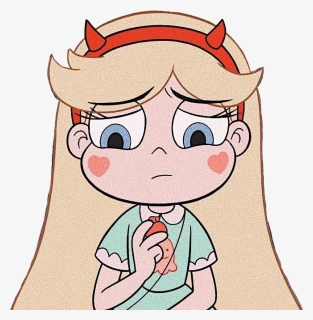 Star Butterfly Sad Face, HD Png Download, Free Download
