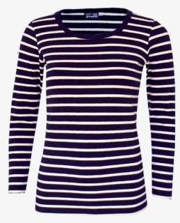 Black And White Striped Cropped Shirts Long Sleeve, HD Png Download, Free Download