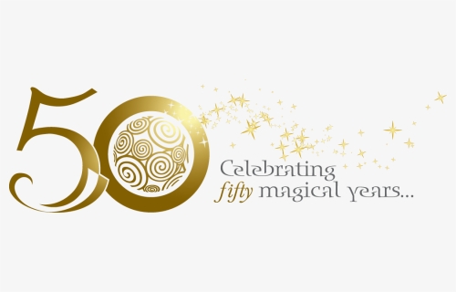 Celebrating 50 Magical Years - Celebrating 50 Years Png, Transparent Png, Free Download