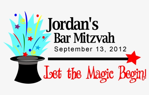 Logo For A Magic Themed Bar Mitzvah, HD Png Download, Free Download
