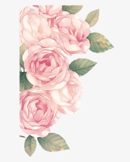 Transparent Cute Flower Png - Pink Roses Png, Png Download, Free Download