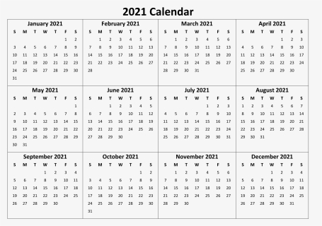 Calendar 2021 Transparent Images - July And August 2011 Calendar, HD Png Download, Free Download