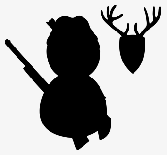 Trophy Deer Hunter Gun Rifle Characters Game Occupation - Deer, HD Png Download, Free Download