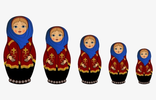 Russian Matryoshka Doll Png Free Download - Matryoshka Png, Transparent Png, Free Download