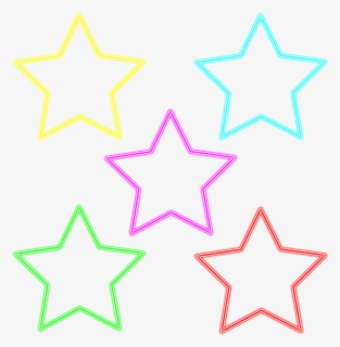 Star, Neon, Free Illustrations,free Pictures, Free - Illustrator Star Tool Radius 1, HD Png Download, Free Download