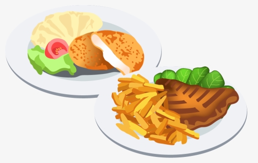Steak Clipart Main Dish - Dish Of Food Clipart, HD Png Download, Free Download