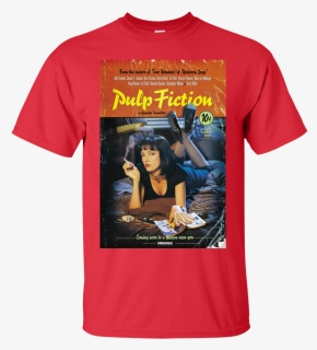 Pulp Fiction Movie Poster T-shirt - Pulp Fiction Film Poster, HD Png Download, Free Download