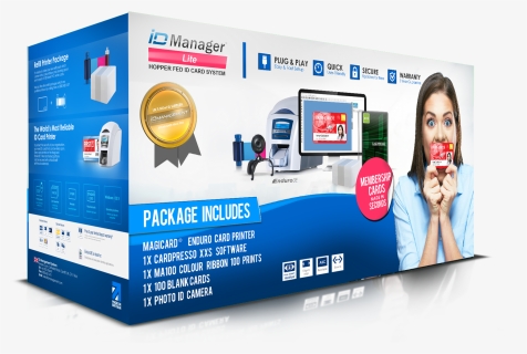 Id Manager Membership Id Card System - Card Printer, HD Png Download, Free Download
